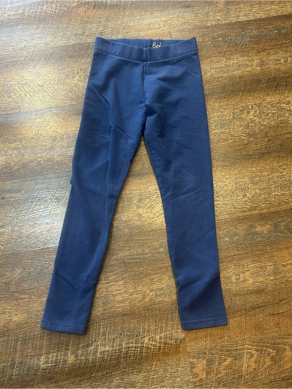 Mini Boden Thick Navy Blue Kids Leggings 8-9